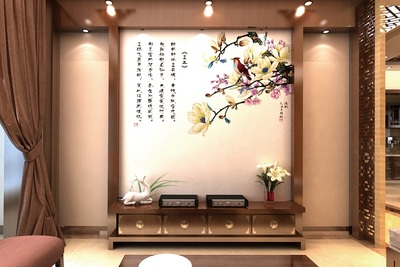 皮雕画/玉堂春